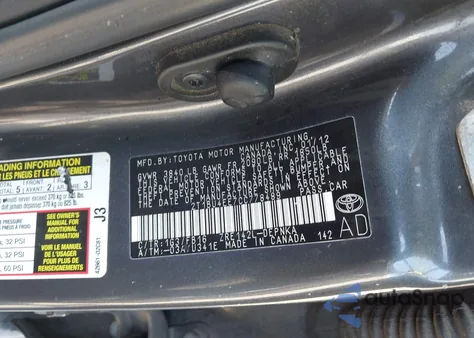 2012 Toyota Corolla Le из США, поврежденный, VIN 2T1BU4EE7CC778489